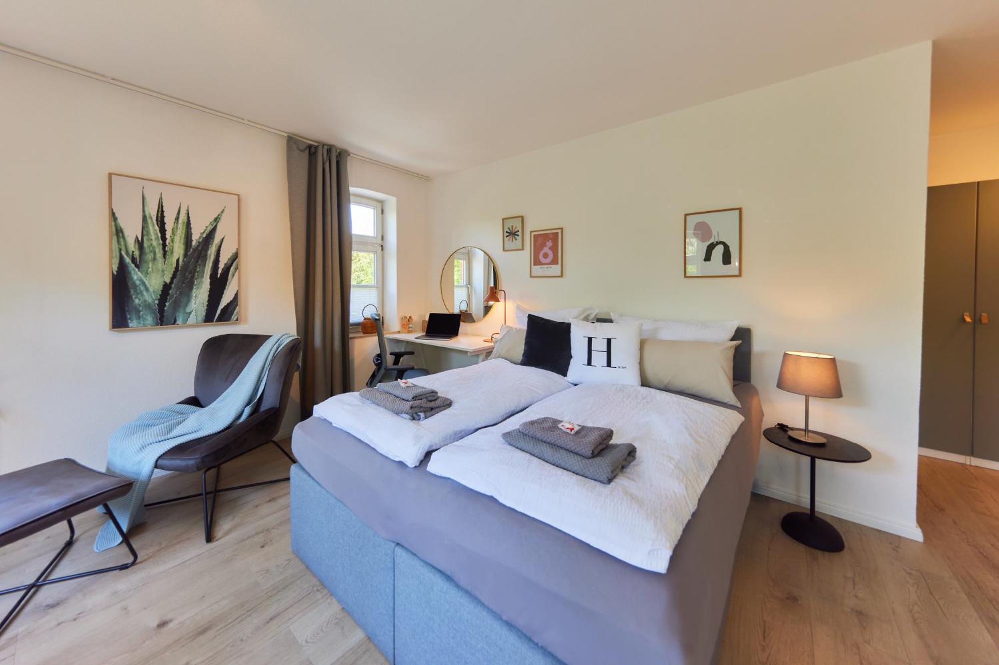 Kvartier2 In Top-Lage, 5 Min Zur Bali-Therme Und Gop, Hdz, Arbeitsplatz, Boxspringbett Bad Oeynhausen Exterior photo